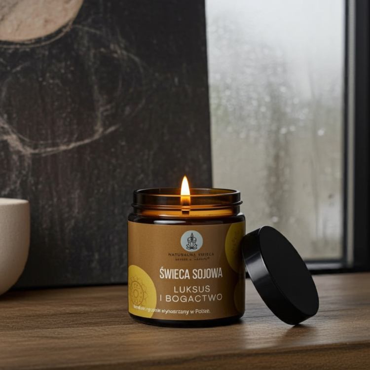 Handgemachte Duftkerze 120 ml – Fülle, Erfolg und Wohlstand