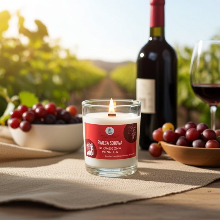 Duftkerze 250 ml sonniges Weingut Entspannung