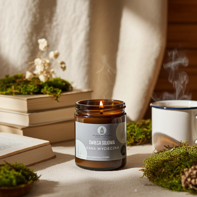 Sojakerze 180 ml Waldspaziergang Naturalna Świeca