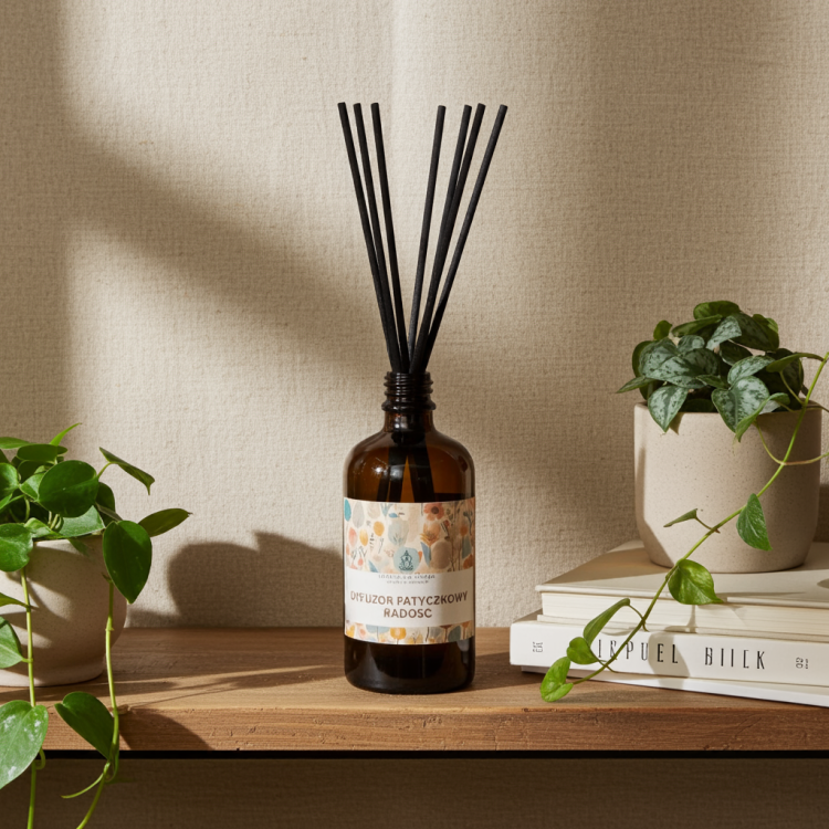 Long-lasting natural fragrance diffuser for happiness