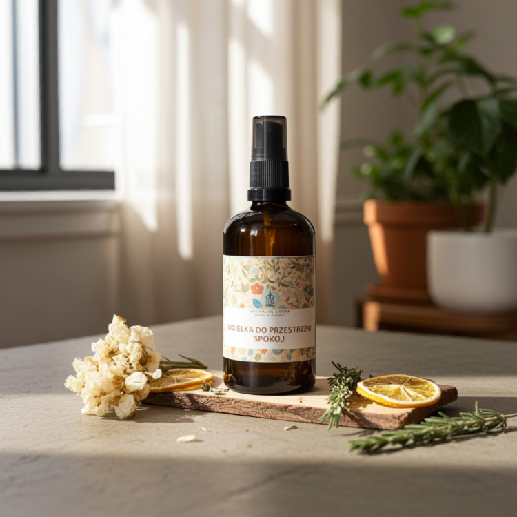 Handmade Peace Mist with essential oils for meditation and harmony