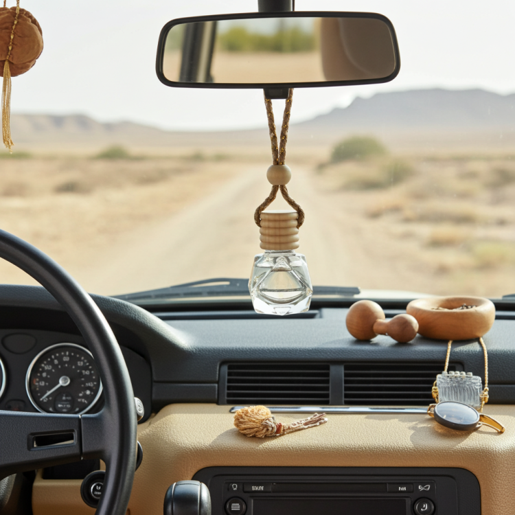 Natürlicher Auto Duft Dankbarkeit mit Holzverschluss – eleganter Autoduft Premium