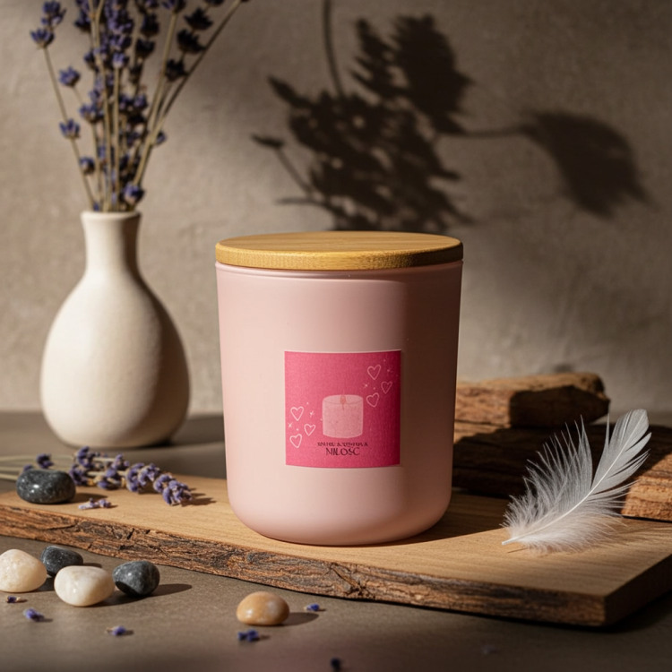 Premium soy candle Love 250 ml – perfect Valentine’s gift