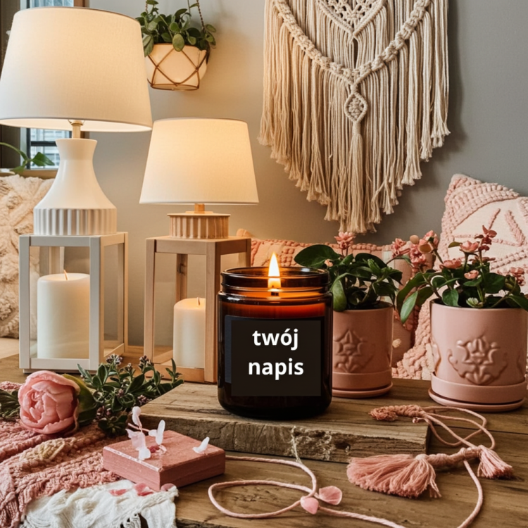 Gastgeschenke personalisierte Kerze – Design