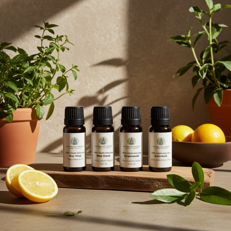 essential oil stress relief set aromatherapy
