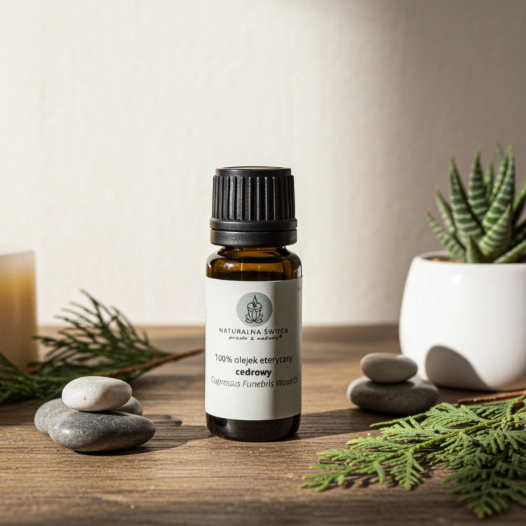 cedar oil bottle premium relaxation sleep