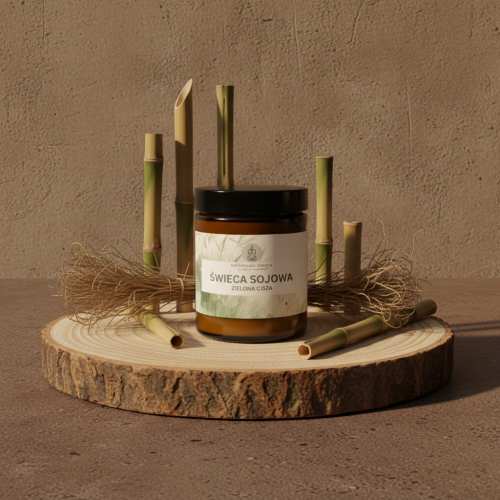 180 ml candle natural soy handmade