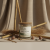 luxury soy candle glass wooden lid