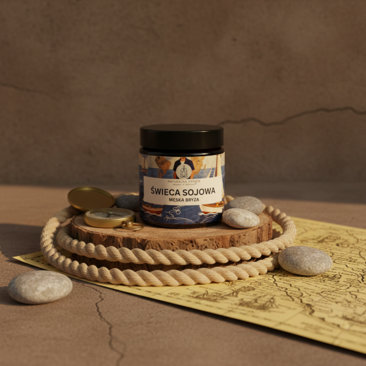 wood wick candle masculine