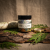 relaxing soy candle woody herbal