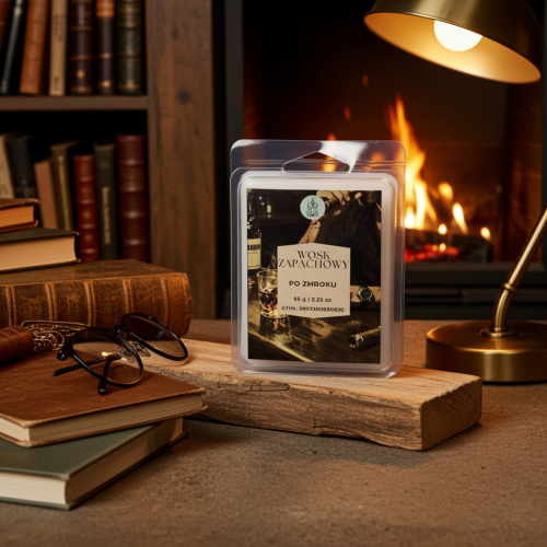 wosk zapachowy sojowy Daleko stąd kolekcja męska Naturalna Świeca