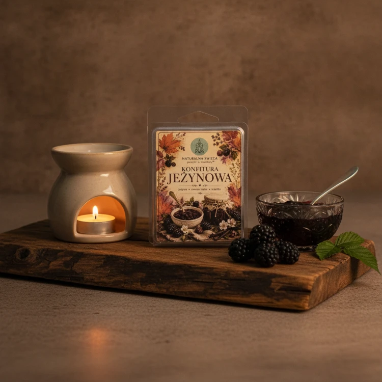 Konfitura Jeżynowa – owocowy wosk zapachowy 65 g