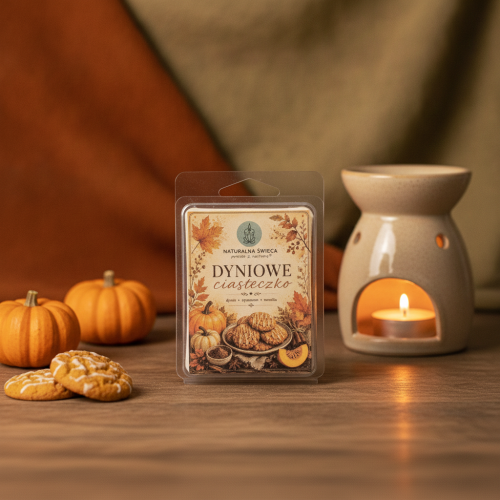 Wosk zapachowy Dyniowe Ciasteczko 65 g – jesienny zapach do domu