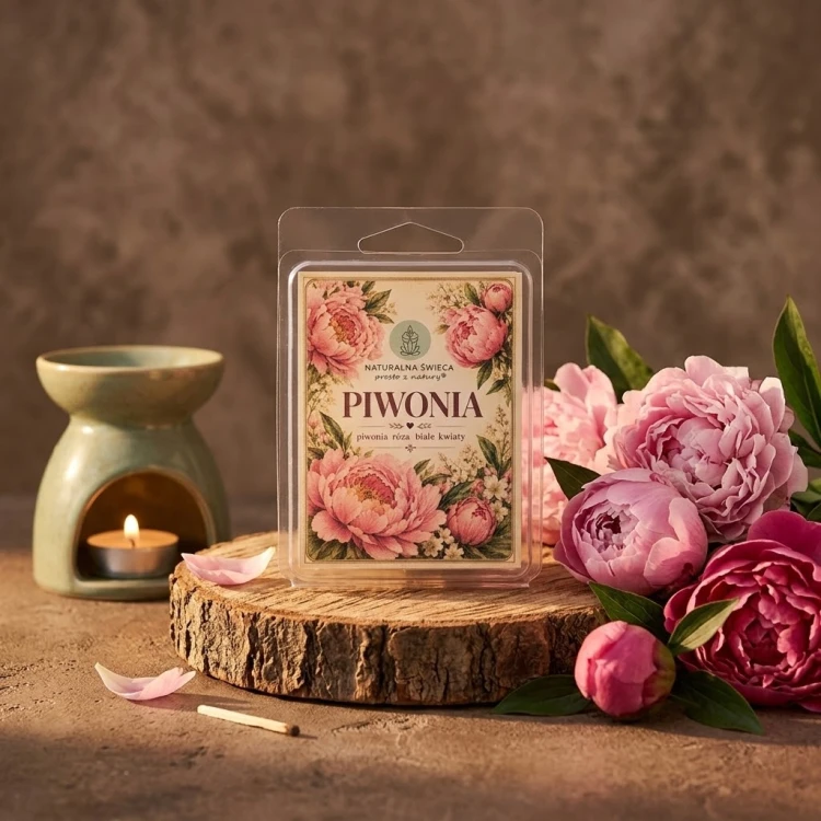 Wosk zapachowy do kominka Piwonia 65 g