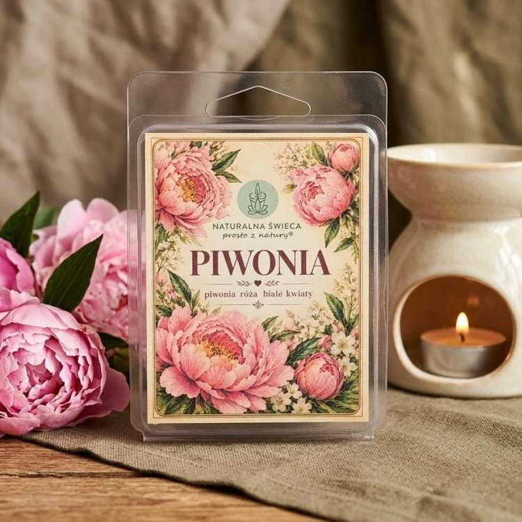 Wosk zapachowy Piwonia 65 g – 6 kostek