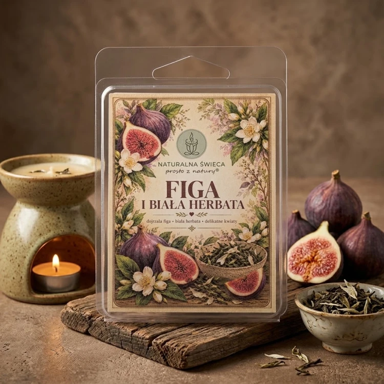 Wosk zapachowy Figa i Biała Herbata 65 g – 6 kostek