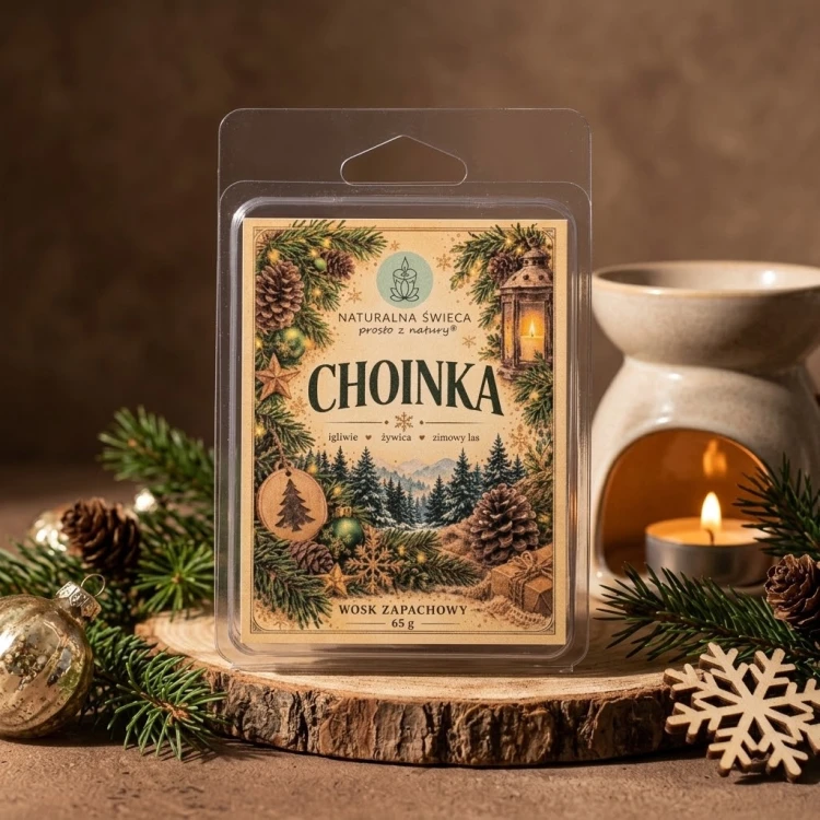 Pachnący wosk sojowy CHOINKA – 6 kostek