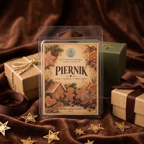 Wosk zapachowy do kominka PIERNIK 65 g – 6 kostek