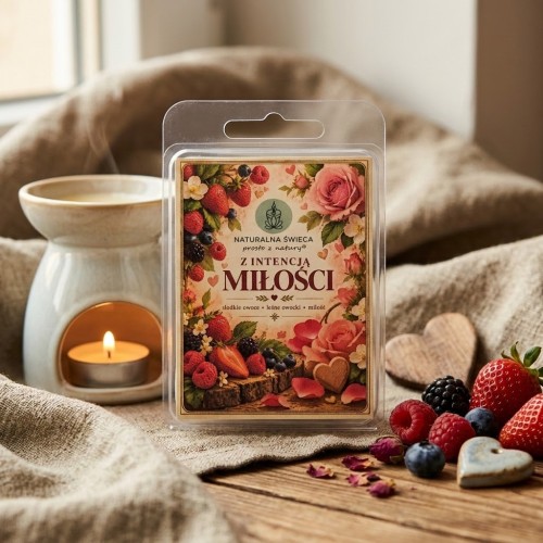 Wosk zapachowy do kominka Z Intencją Miłości 65 g