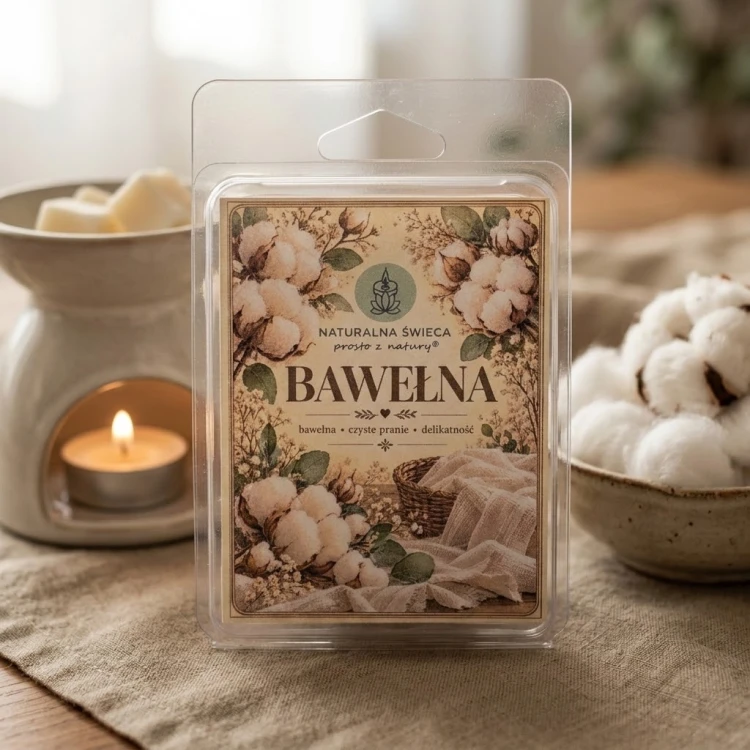 Wosk zapachowy do kominka Bawełna 65 g świeże pranie