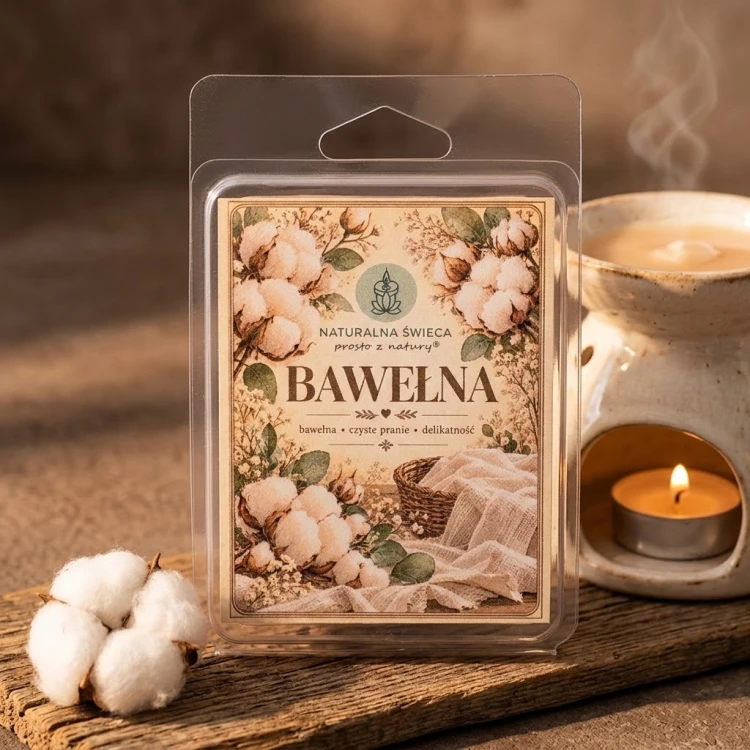 Wosk zapachowy Cotton o zapachu czystego prania