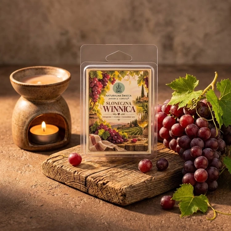 Wosk zapachowy winogronowy do domu 65 g