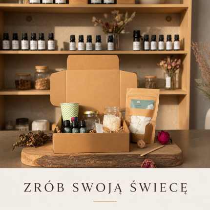 Zestaw DIY do robienia świec sojowych